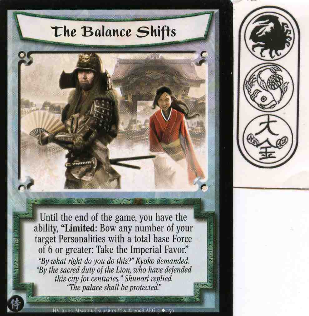 The Balance Shifts