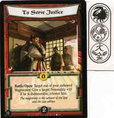To Serve Justice