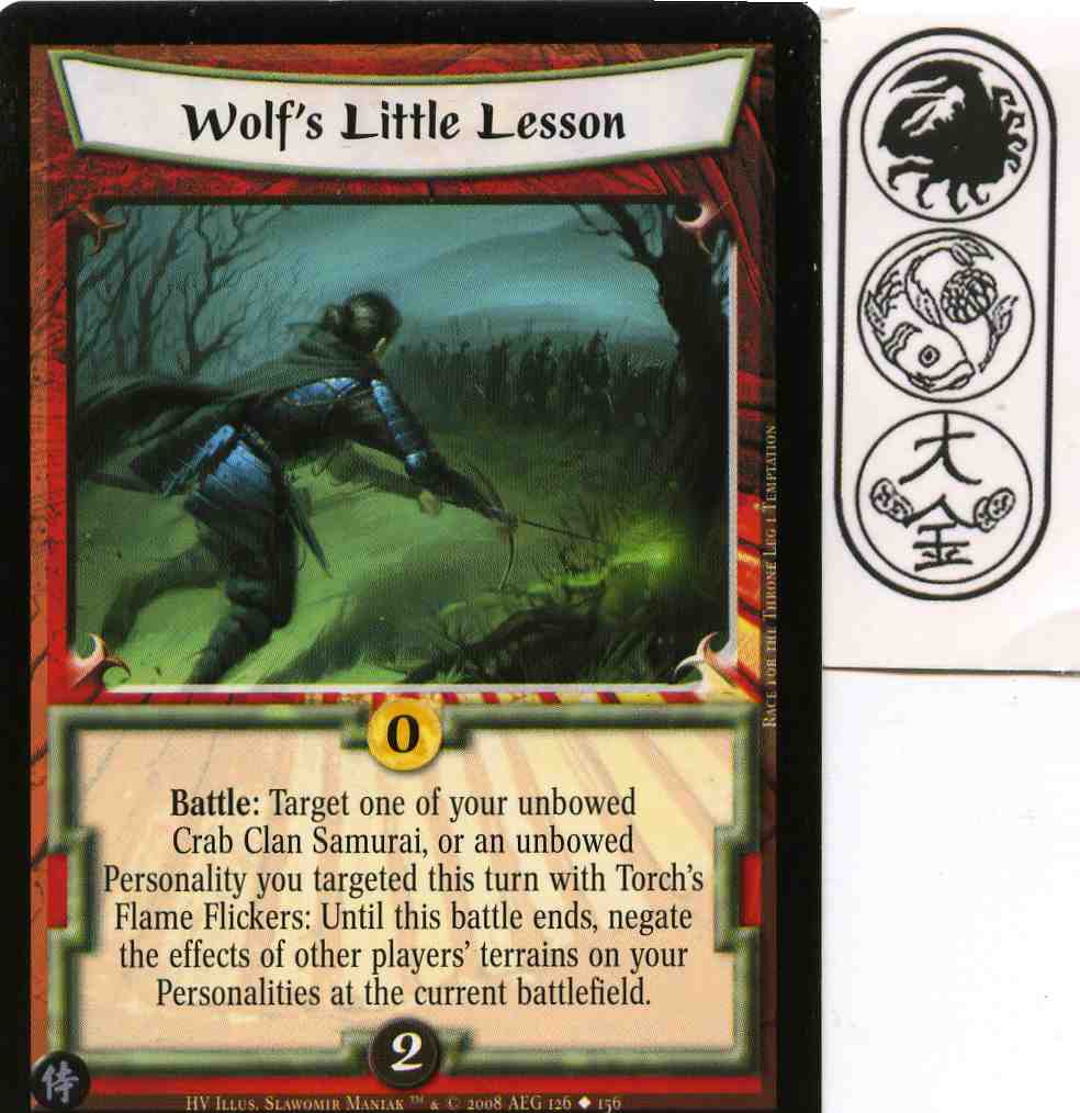Wolfs Little Lesson