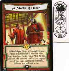 A Matter of Honor FOIL