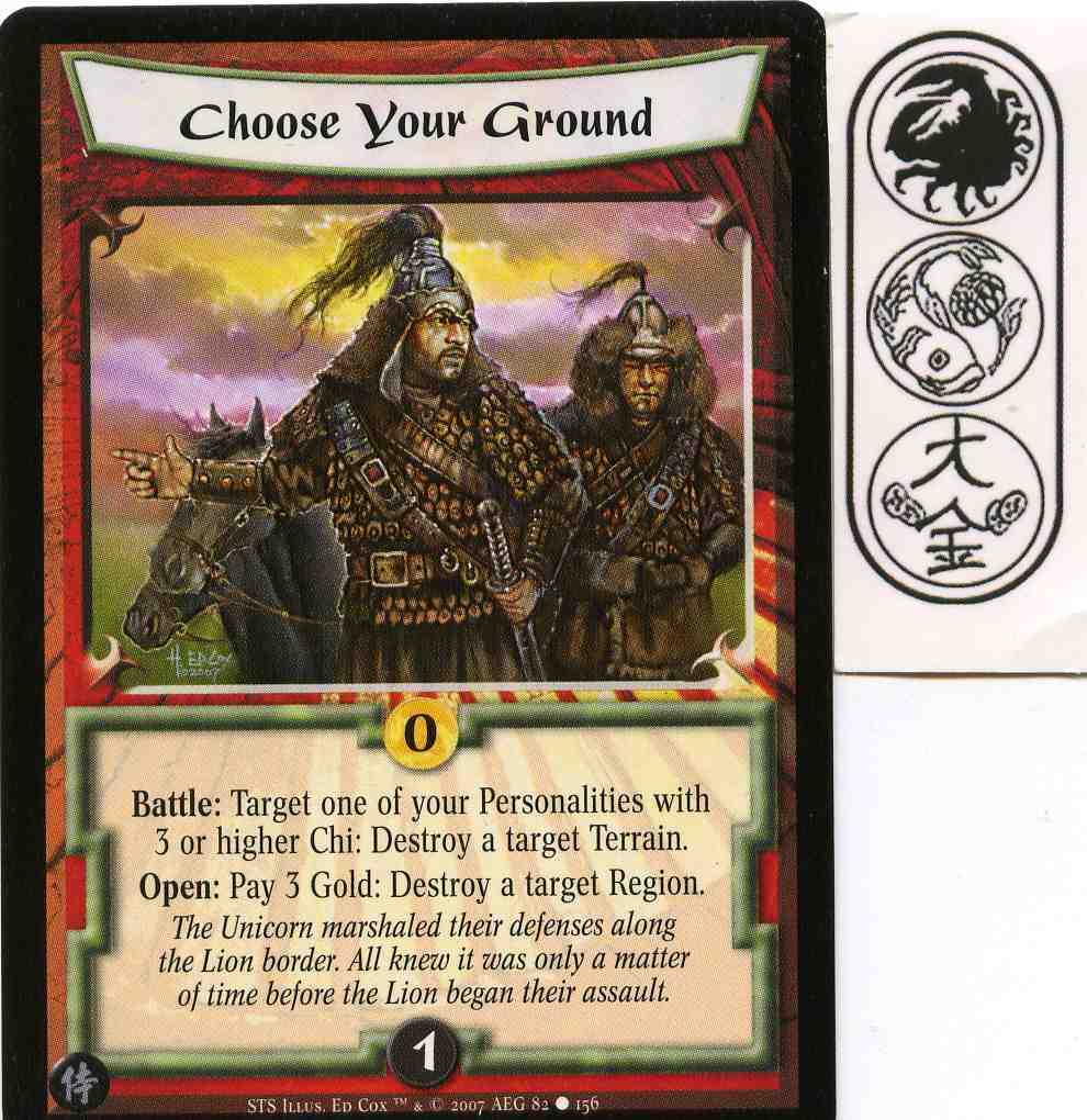 Choose Your Ground