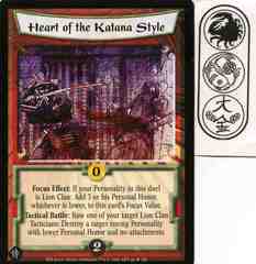 Heart of the Katana Style FOIL