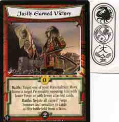 Justly Earned Victory FOIL