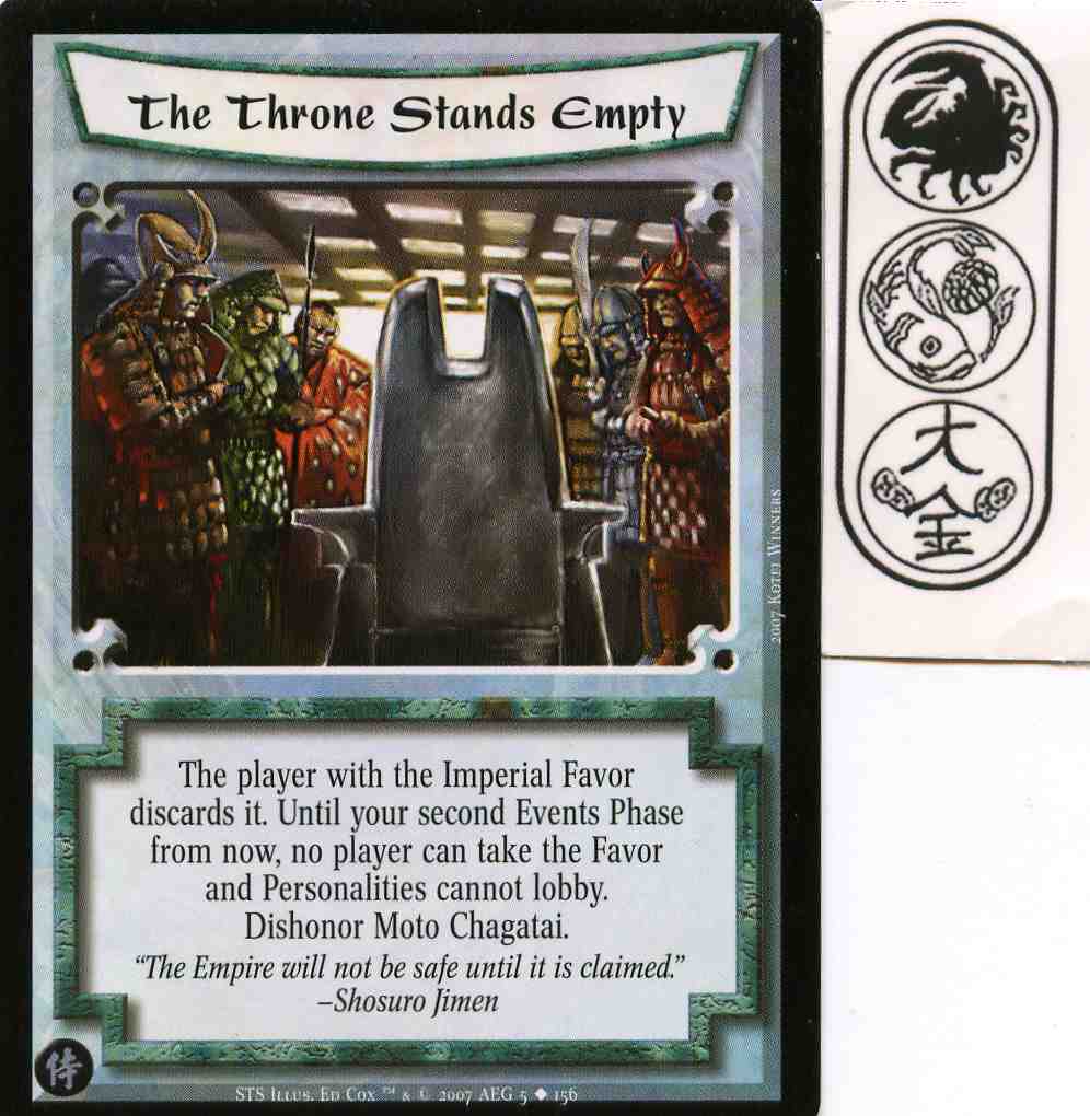The Throne Stands Empty