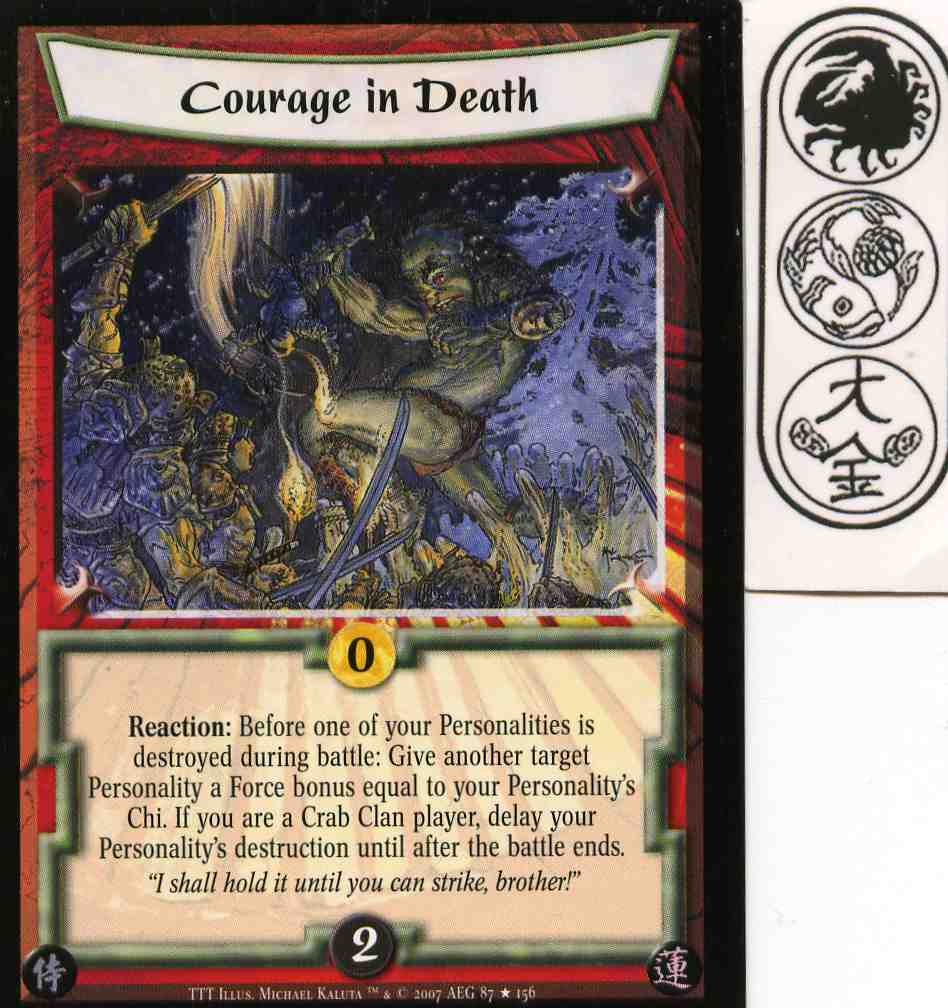 Courage in Death