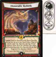 Honorable Rebirth FOIL