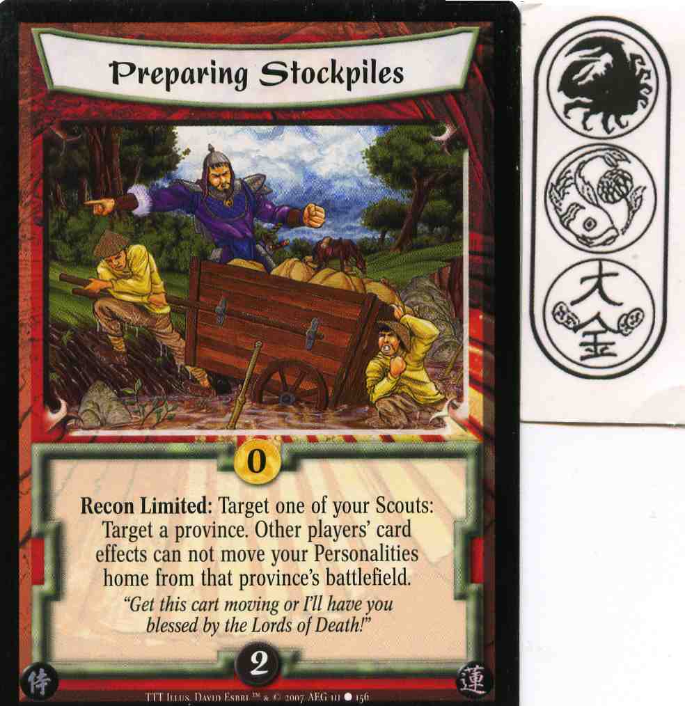 Preparing Stockpiles