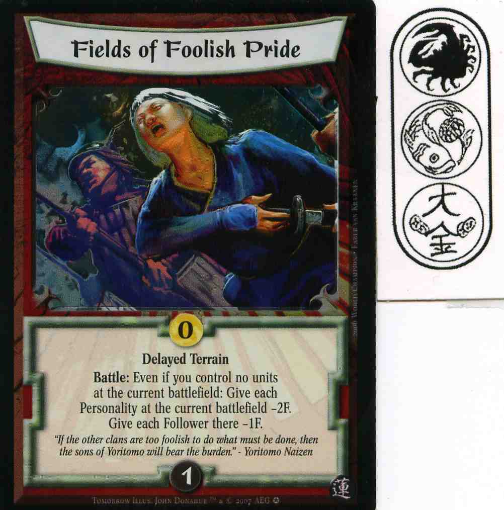 Fields of Foolish Pride FOIL