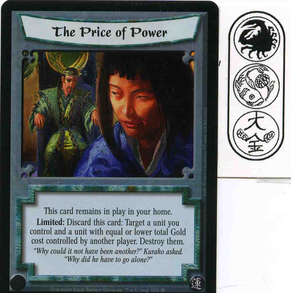 The Price of Power FOIL