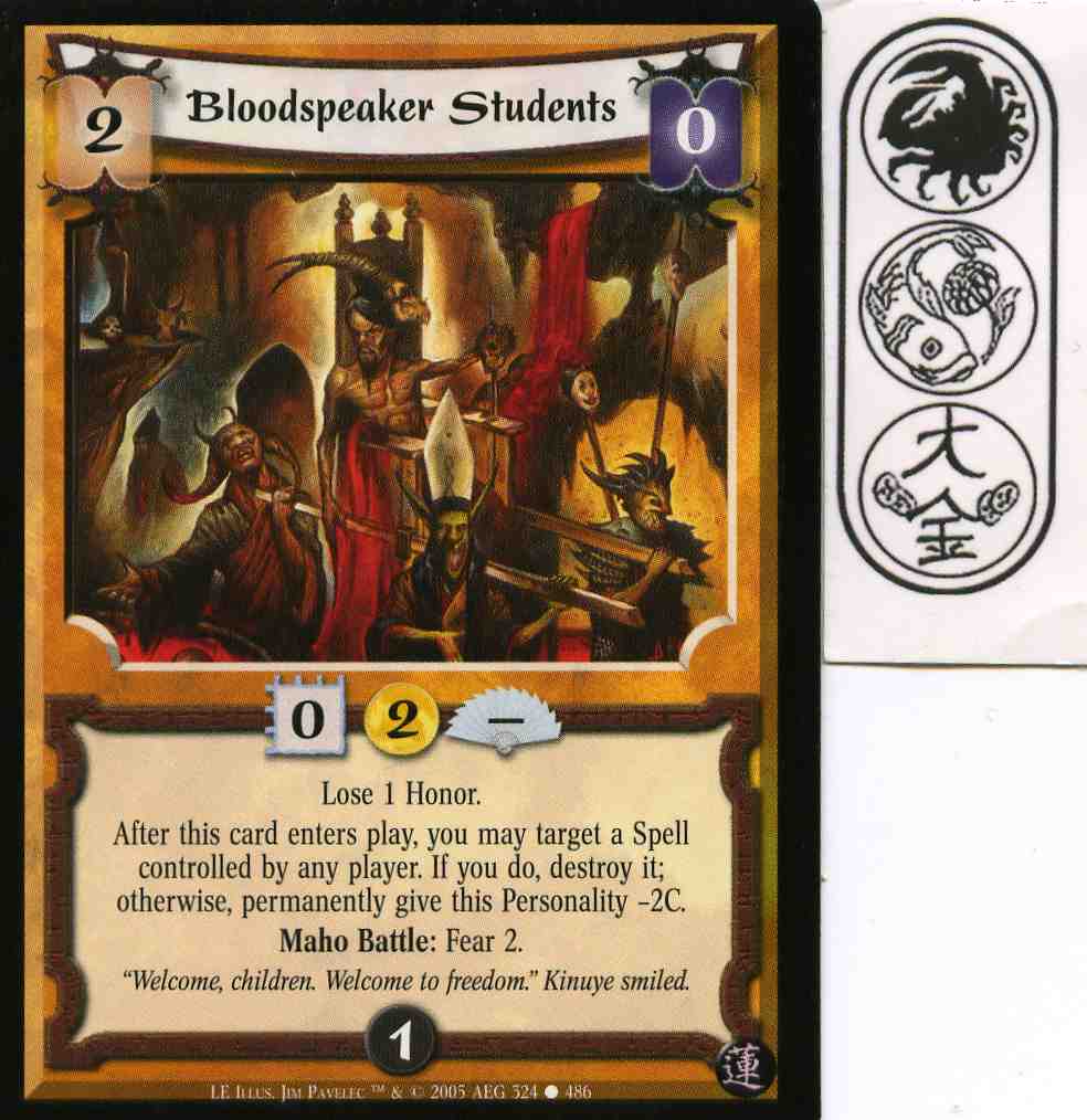 Bloodspeaker Students