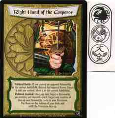 Right Hand of the Emperor FOIL