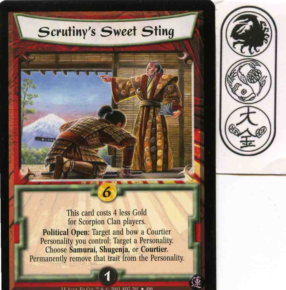 Scrutinys Sweet Sting