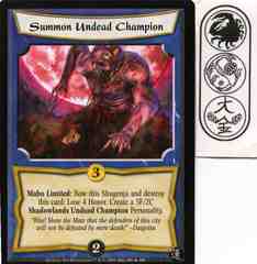 Summon Undead Champion FOIL