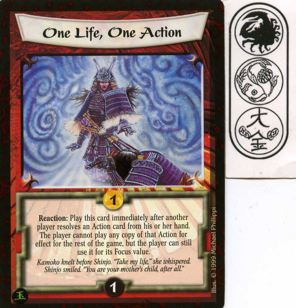 One Life, One Action