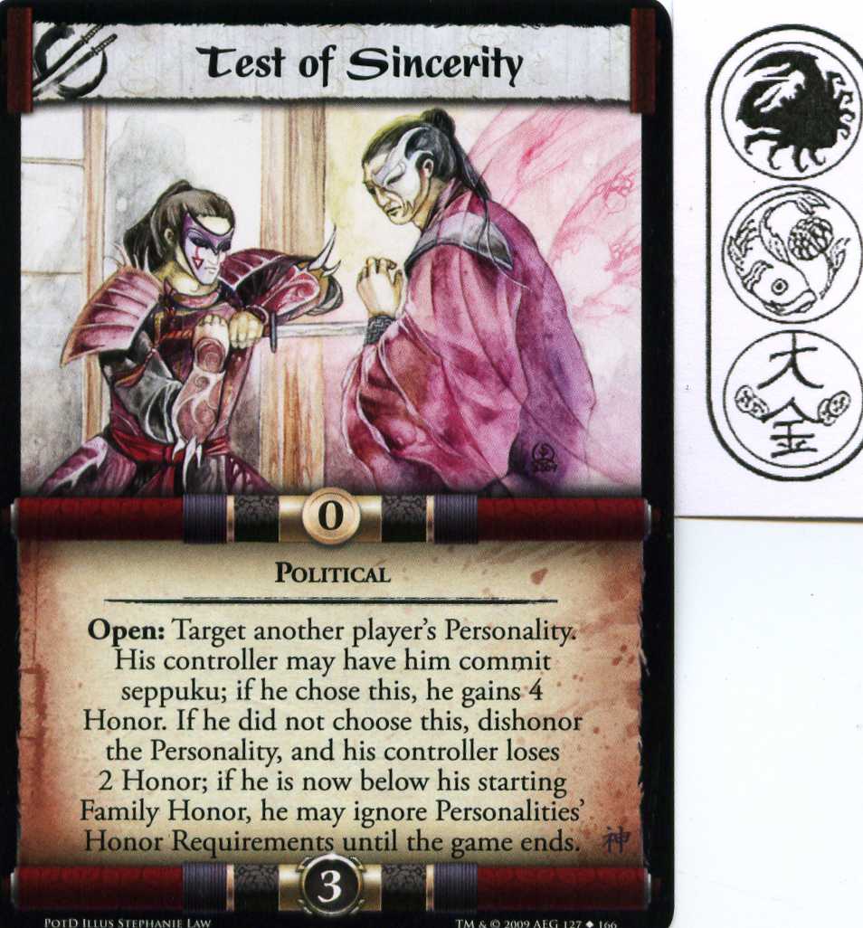 Test of Sincerity