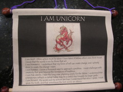 Unicorn Wall Scroll