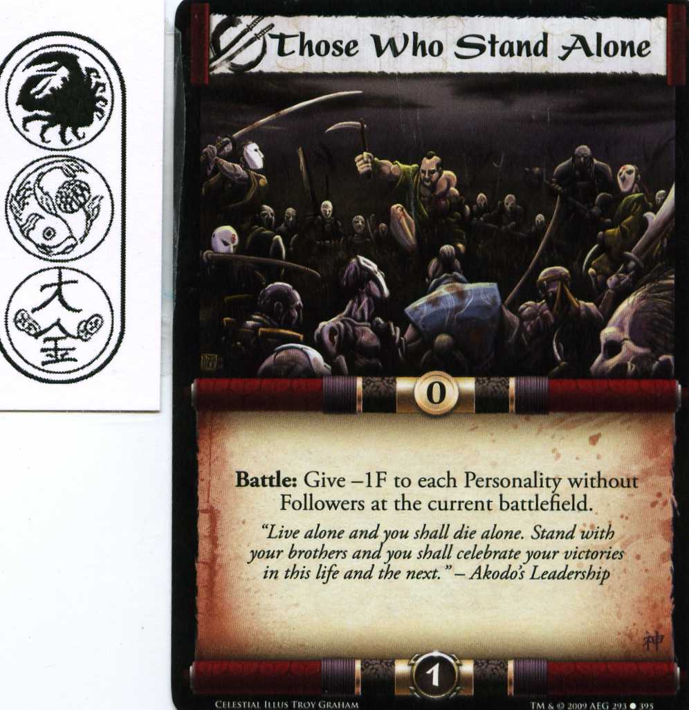 Those Who Stand Alone