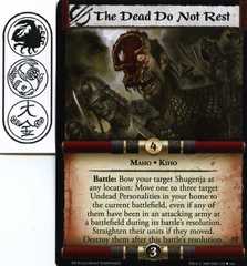 The Dead Do Not Rest