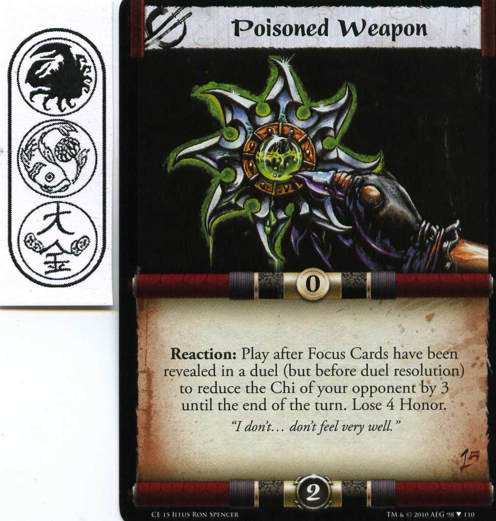 Poisoned Weapon - c15 promo