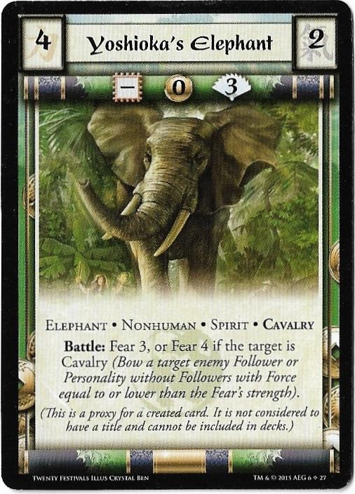 Yoshiokas Elephant - Token