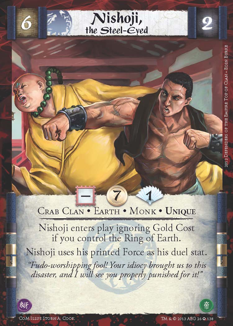 Nishoji, the Steel-eyed