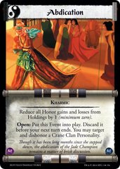 Abdication FOIL