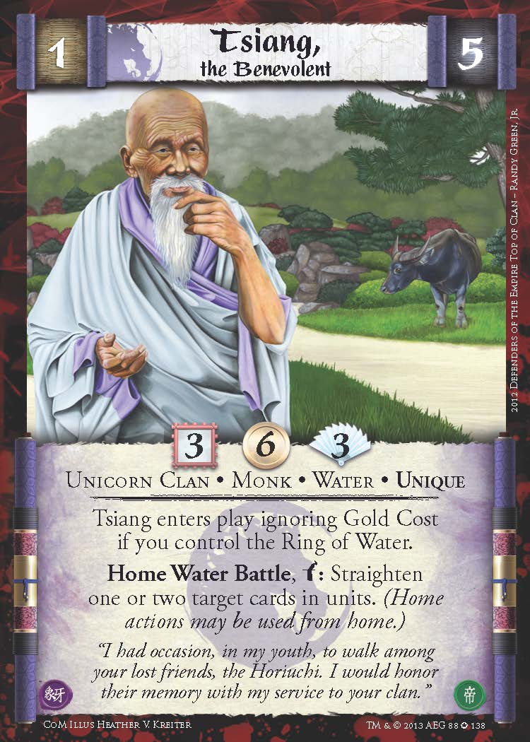 Tsiang, The Benevolent