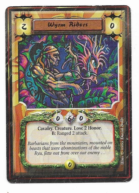 Wyrm Riders - Pre imperial misprint
