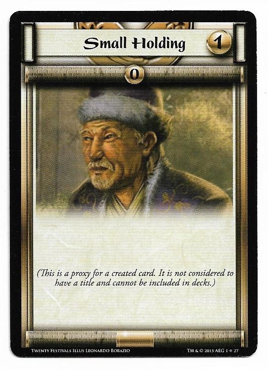 Small Holding - Token