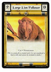 Large Lion Follower - Token
