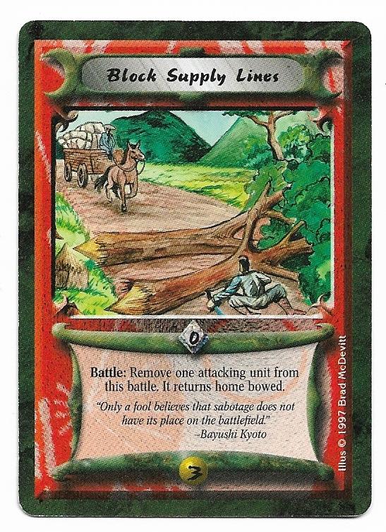 Block Supply Lines