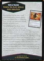 Rules Tips Card - When to Play Spells and Abilities