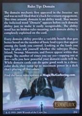 Rules Tips Card - Domain