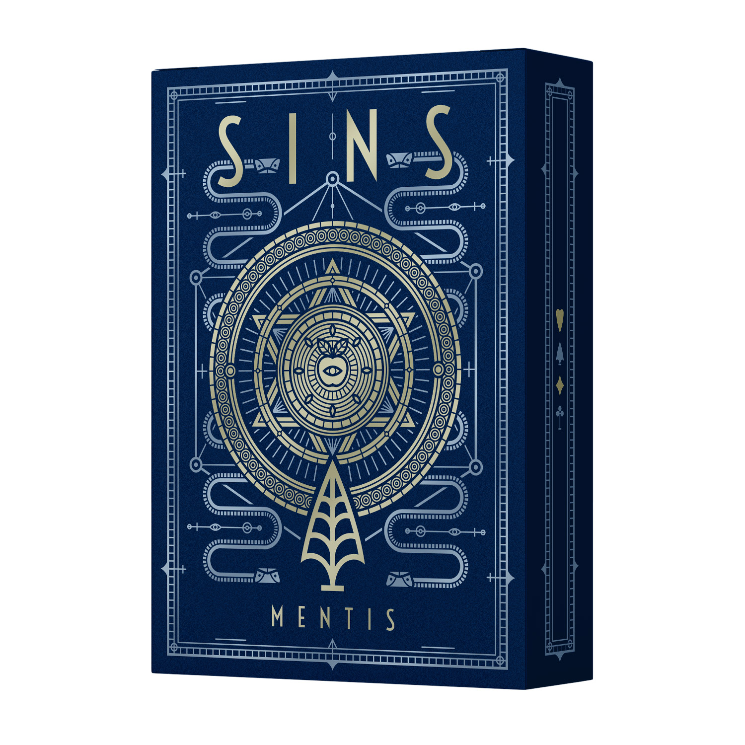 SINS Blue Mentis Poker Playing cards