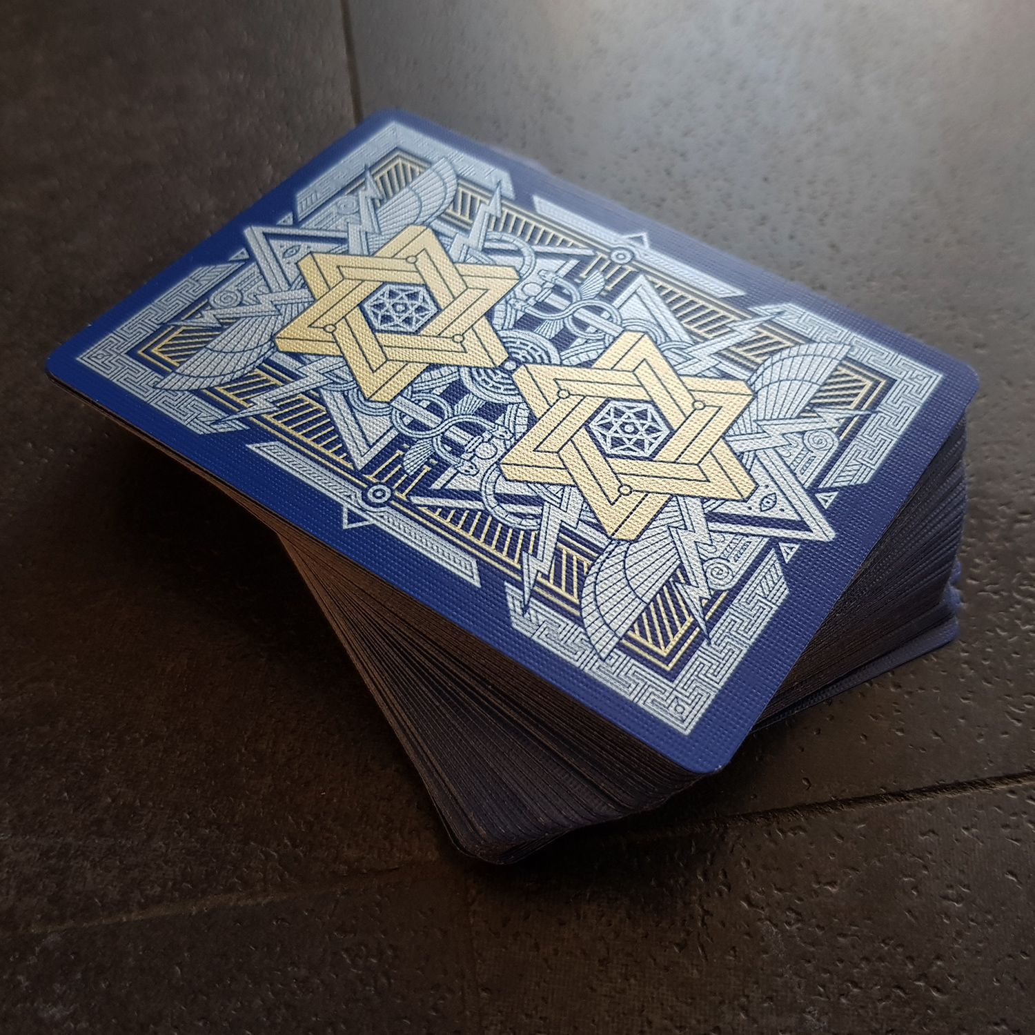 Pantheon Azure Poker Playing cards