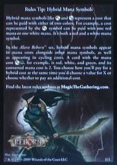 Rules Tips Card - Hybrid Mana Symbols