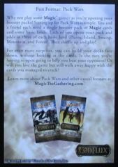 Rules Tips Card - Pack Wars
