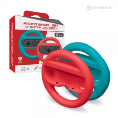 (Hyperkin) Racing Wheel Set for Switch Joy-Con (Blue/ Red)