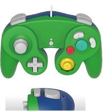 (Old Skool) GAMECUBE / WII COMPATIBLE CONTROLLER - GREEN