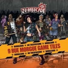 Zombicide - 9 Rue Morgue Game Tiles