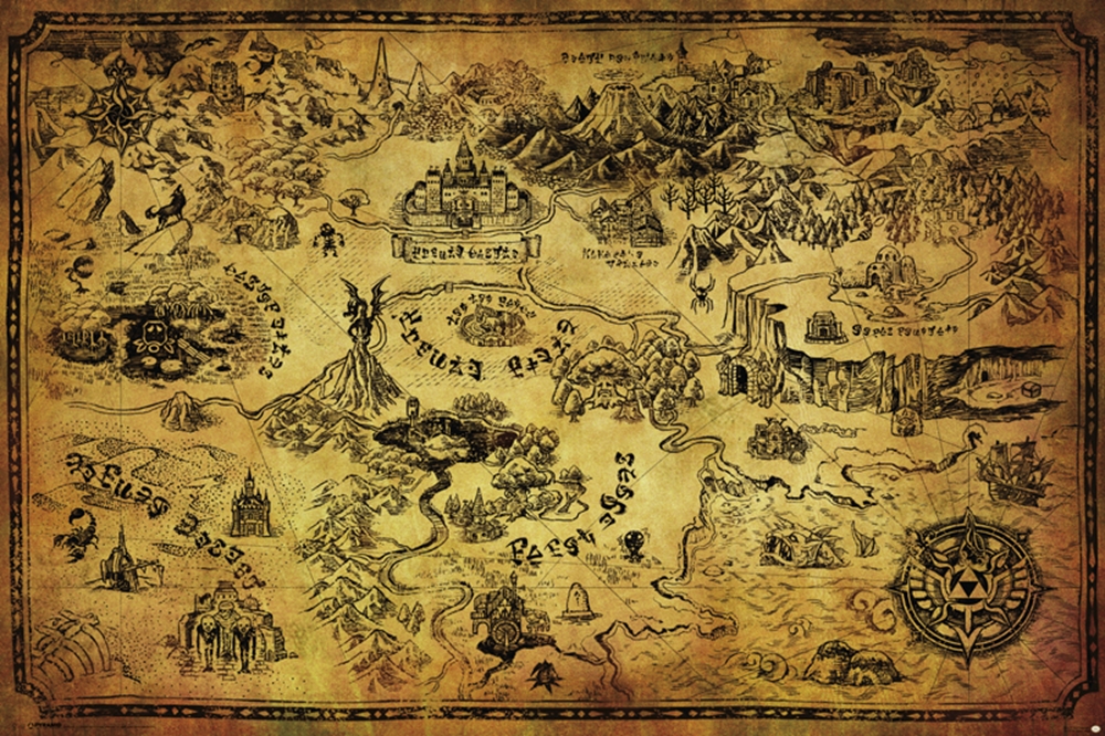 #119 - Zelda Hyrule Map