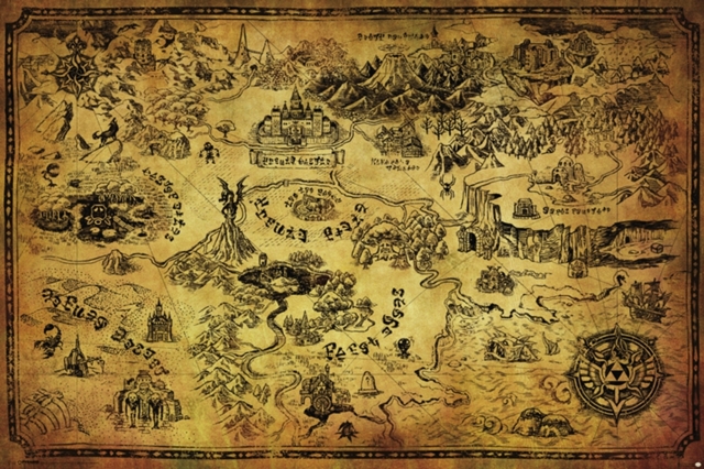 #119 - Zelda Hyrule Map