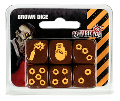 Zombicide Brown Dice Zombicide Brown Dice