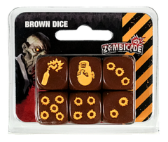 Zombicide Brown Dice