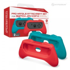 (Hyperkin) Pro Handle Attachment Set for Switch Joy-Con (Blue/ Red)