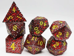 Daedalus's Labyrinth RPG Metal Dice Set