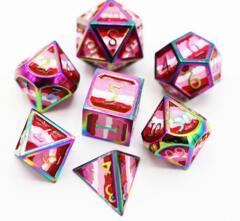 Lesbian Pride Flag Metal Dice