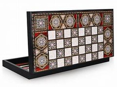 Yenigun Tavla Flowered Backgammon