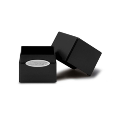 Satin Cube Jet Black