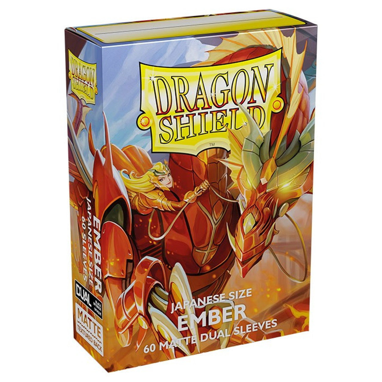 Card Sleeves: Non-Standard Sleeves - Dragon Shields: Japanese (60) Matte Dual - Ember